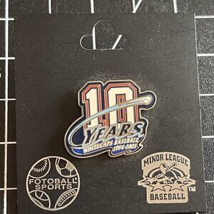 West Michigan Whitecaps 10 Years 1994-2003 Commemorative League Baseball Pin